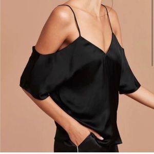 Aritzia Wilfred Satin Blouse